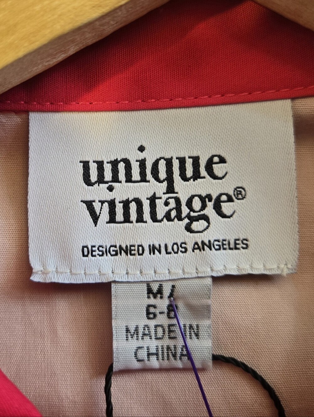 Unique Vintage Hot Pink Western Shirt Dress - Picture 2 of 7